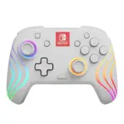 PDP Afterglow Wave Wireless Pro Controller Full Motion Nintendo Switch RGB Color