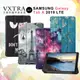 VXTRA 三星 Samsung Galaxy Tab A 8.0 文創彩繪 隱形磁力皮套 平板保護套 T295 T290 T297(個性小黑)