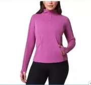 Mondetta Women's Quarter - Zip Long Sleeve Sweatshirt Pullover Sz( S) Purple NWT