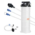 VEVOR Fluid Extractor, 6.5 Liters Capacity, Pneumatic/Manual Oil Changer Vacuum Fluid Extractor with Dipstick and Liquid Suction Hose, Oil Extractor C