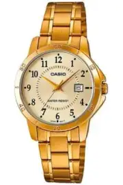 Casio LTP-V004G-9B Gold Tone Stainless Steel Ladies' Dress Watch