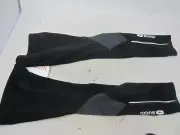New With Tags Sugoi Zap Lined Side Zip Cycling Leg Warmers - Black - Large