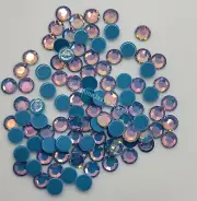 50pc Swarovski Crystal Ultra Lt Blue ss20 Flat Back Round Rhinestone 2000; 5mm
