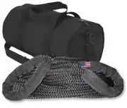 U.S. MIL-GRADE ATVUTV VEHICLE RECOVERY Kinetic ROPE - 5/8" X 20' w/ HD Bag