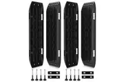 Recovery tracks Boards 10T 2 Pairs/ Sand / Mud / Snow Mounting Bolts Pins Gen 2.0 -Black