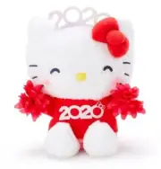 Sanrio Japan Hello Kitty 2020 New Years Plush Pom Pom Kawaii Collectible Toy