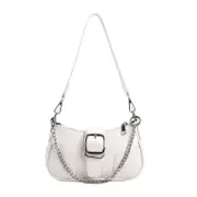 Niche Chain Bag, Women's High-end Textured Underarm Bag, Fashion Shoulder Baguette Bag, Crossbody Bag