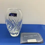 Waterford Marquis Crystal 4.5” Bud Mini Vase Clear Swirl