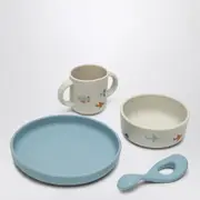 [Liewood] Vivi tableware set aviator/ecru One size Light blue