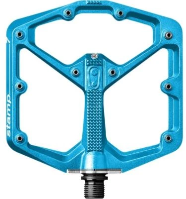 Crankbrothers 16635 Stamp 7 Large Pedals w/ Adjustable Pins Blue Universal MTB
