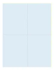 Security Paper w Cross Perfs, Blue/Canary 2-Part Carbonless, 8.5"x 11"-1250 Shts