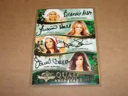 2015 Benchwarmer QUAD Playboy Playmate Autographs/10 Jaime HAMMER Alex CAPRIOLA