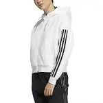 ADIDAS MH KNIT JKT HM7049 女 連帽 外套 運動 休閒 落肩 簡約 百搭 愛迪達 白