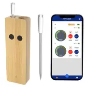 Wireless Meat Thermometer Upgraded 800FT, Digital Bluetooth Food Thermometer ...