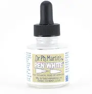 Dr. Ph. Martin's Pen-White Ink Bottle, 1 Fl Oz (Pack of 1)