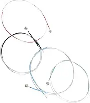 Parliky 4Pcs Violin Strings Beginners Professionals Durable Replacement Strings for Musical Instruments Easy Installation Pure Sound Quality Compatibility