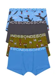 [Bonds] Bonds X How To Train Your Dragon Boys 4 Pack Trunk Size: 12/14, Cotton 12/14 Multicolor