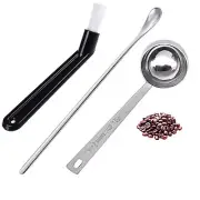 Coffee Scoop Measuring Spoon Tablespoon Stainless Steel Stirring Spoon with C...