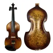 Baroque style SONG Master bird's eye 5 strings violin 4/4 ,powerful sound #15276