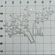 Universal Thin Metal Die Cut Tool Emboss 3d Mistletoe Bow kiss Christmas vine