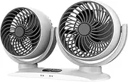 Car Cooling Fan,Auto Cooling Fan | 360° Rotation, Vehicle Fan, Fan, Car Dashboard Fan, USB Fan for Car, RV, Truck