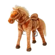 Jiggle & Giggle Large Standing Horse Kids/Children Soft Plush Play Toy 3y+