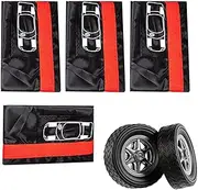 Tire Covers - Waterproof Set of 4 Wheel Covers for Trailer Tires,Sun Rain Snow Protector, Dustproof Tyre Storage Bag for RV, Trailers, Van and Truck