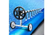 Solar Swimming Pool Cover Roller Wheel Blanket Adjustable 10X4M