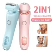 2-in-1 USB Rechargeable Hair Remover – Epilator & Trimmer for Women’s Body