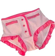 [Generic] Women's Sexy Sweet Cute Lace Trim Panties Plus Sizes Soft Stretch Hipster Briefs
