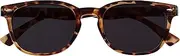 The Reading Glasses Company Brown Tortoiseshell Sun Readers UV400 Gregory Peck Style Mens Womens Spring Hinges S14-2T +2.50