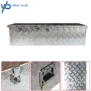 39"×13"×10" ALUMINUM PICKUP TRUCK BED TOOL BOX For TRAILER STORAGE W/ LOCK