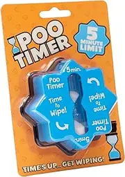 Boxer Gifts Novelty Poo Funny Toilet Timer | 8.5 x 8.5 x 3.5cm