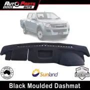 Fits Isuzu D-Max With Coin Tray 2012 2013 2014 2015 2016 2017 Black Dashmat* (for: Isuzu)