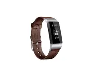 Bands Compatible With Fitbit Charge 3,Woven Fabric Breathable Watch Strap - Coffee