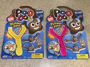 Ja-Ru Poo Doo! Flying Poo Slingshot Sticky Stretchy Toy Fun Novelty Set of 2 NIP