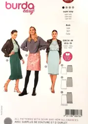 Burda 6073 Misses' Skirts 3 Lengths Super Easy Sewing Pattern Sizes 8-18