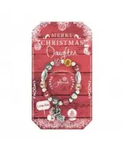 NEW JILZARA Clay Beads HOLIDAY YOUTH DAUGHTER CLASSIC CHRISTMAS Snowman Bracelet