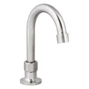 3Monkeez Stainless Steel Single Hob Mount (No Stops) with Gooseneck Spout - 7" Spout - Taps and Rinse Jets (T-3MHOG07) - T-3MHOG07