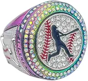 Discount Sports Rings, Baseball or Softball Batter FINALIST RING — Player Award, assorted colors and gemstones