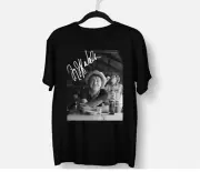 Retro Signed Beer Jerry Jeff Walker TShirt Classic Black Unisex S-5XL