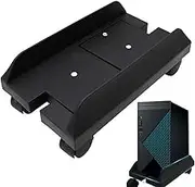 PC Stand CPU Holder Stand, Mobile Desktop PC Tower Stand with Rolling Wheels, Floor PC Mainframe Bracket, Adjustable Width Universal PC Holder Cart CPU Tower Stand