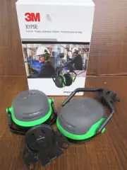 3M X1P5E Peltor Over Hard Hat Earmuff Twin Cup GREEN NEW