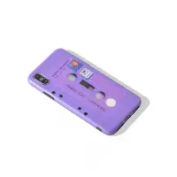 在飛比找蝦皮購物優惠-紫色錄音帶 復古個性 iphone防摔手機殼15 14 13