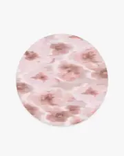 185' Round | Machine Washable Runner Rug | Kid & Pet Friendly | Indoor Rug | Emma Soft Rose Rug | Ruggable