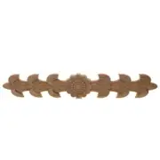 Wood Applique Carving Vintage Cabinet Solid Decals Flowers Pattern Carved Crafts