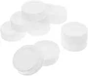 OFFSCH 10pcs Wide Mouth Jar Lids Silicone Rings Leakproof Milk Bottle Cap Food Storage Caps Lids for Beverages