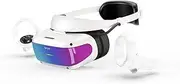 DPVR E4 VR Headset - PCVR Virtual Reality Headset for PC Games with Controller, Compatible with SteamVR (White)