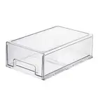Refrigerator Fruit Storage Container Transparent Stackable Fridge Organizer Bin