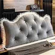 Daybed Headboard Cushion Large Headboard Pillow Soft Wall Pillow Bed Reading Pillows Lumbar Support Long Pillow Removable Cover Bed Back Pillow for Queen/King/Twin/Full(A2,120cm/47in)